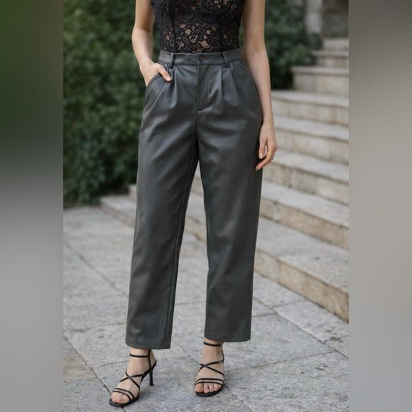 Rene Derhy Pants - Rene Derhy Radieuse faux leather pants